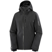 Жіноча куртка Salomon Highland Jacket W чорний DEEP BLACK