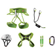 Ферратовий набір Ocún Via Ferrata Twist+Chest Pail Set зелений