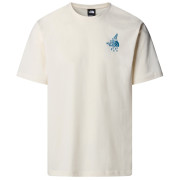 Чоловіча футболка The North Face U Powder Days Relaxed S/S Tee-Graphic білий White Dune