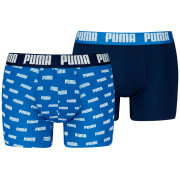 Чоловічі боксери Puma Everyday Aop Print Boxer 2P синій/блакитний Blue Combo