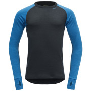 Pánské triko Devold Expedition shirt M černá/modrá Skydiver/Ink