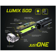 Переднє світло Just One LUMIX 500