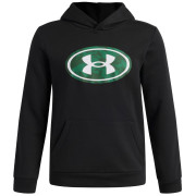 Дитяча толстовка Under Armour UA B Rival FLC Key Pt Fil Hd Ultimate Black чорний Ultimate Black / / White