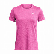 Жіноча футболка Under Armour Tech SSC - Twist рожевий RebelPink/PinkElixir/White