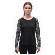 Жіноча функціональна футболка з д. рукавом Sensor Merino Blend Impress