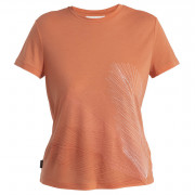 Жіноча функціональна футболка Icebreaker Women Merino Core SS Tee Plume помаранчевий