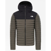Чоловіча куртка The North Face Stretch Down Hoodie сірий New Taupe Green/TNF Black