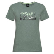 Жіноча футболка Chillaz Valencia Nature Flow зелений Dark Green