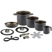 Набір горщиків Brunner Torralta Ø 22 cm сірий/чорний
