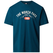 Чоловіча футболка The North Face M S/S Tee Varsity Graphic синій MIDNIGHT PETROL