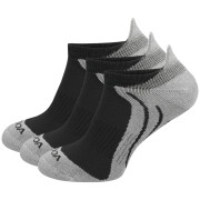 Шкарпетки MOOA Bamboo Active Low 3-pack сірий Grey/Grey
