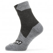 Nepromokavé ponožky Sealskinz WP All Weather Ankle černá/šedá Black / Grey Marl