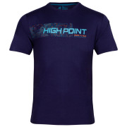 Чоловіча функціональна футболка High Point Atlas T-shirt темно-синій Dark Blue