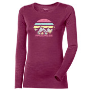 Жіноча функціональна футболка Progress Hela "Landscape" фіолетовий ostruzinova