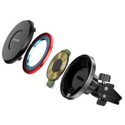 Тримач для авто Swissten 15W MagSafe AIRHOLD wireless charger