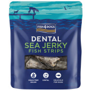 Ласощі для собак Fish4Dogs Dental Sea Jerky Fish Strips 100g