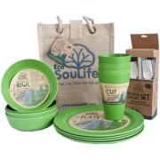 Набір для пікніка EcoSouLife Piknikový Set EcoSouLife pro 4 зелений