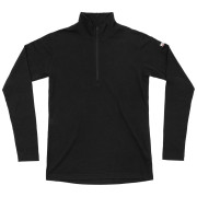 Жіноча функціональна футболка Devold Breeze Plus Merino 200 Zip Neck Wmn чорний BLACK