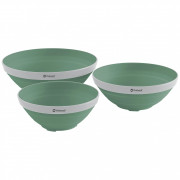 Набір мисок Outwell Collaps Bowl Set темно-зелений