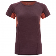 Жіноча функціональна футболка Devold Running Merino 130 T-Shirt Wmn фіолетовий