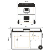 Компресорний холодильник Yolco TCX50