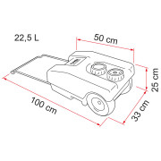 Ємність для води Fiamma Roll Tank 23 F