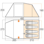 Намет Vango Drummond 400