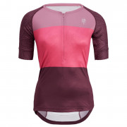 Жіноча велофутболка Silvini Stabina темно-фіолетовий/рожевий