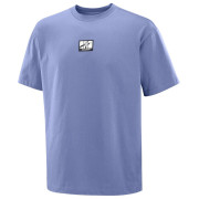 Чоловіча футболка Salomon Wild Rays Label SS Tee синій Marlin
