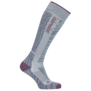 Жіночі шкарпетки Icebreaker W Mer Ski+ Medium OTC Mountain Contour сірий/синій Zblue/Gplum/Daw