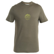 Чоловіча футболка Icebreaker Men Merino 150 Tech Lite III SS Tee Icebreaker Logo Reflections зелений Loden