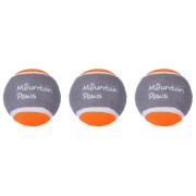 Іграшка для собак Mountain Paws Dog Tennis Balls, 3 Pack помаранчевий/сірий Oarnge