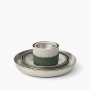 Набір посуду Sea to Summit Detour Stainless Steel Collapsible Dinnerware Set 6 Piece
