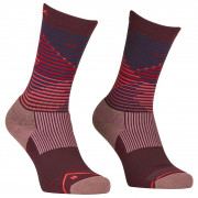 Жіночі шкарпетки Ortovox All Mountain Mid Socks W рожевий/бордовий