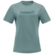 Жіноча футболка Norrona 29 cotton Norrøna viking T-shirt блакитний