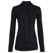 Жіноча кофта Icebreaker Women Merino Blend 200 RealFleece™ Descender LS Zip Hoodie чорний Black