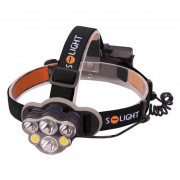 Налобний ліхтарик Solight LED 550lm чорний