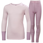 Дитячий функціональний комплект Helly Hansen Jr Lifa Merino Midweight Set Purple Clay рожевий/фіолетовий 676 Purple Clay