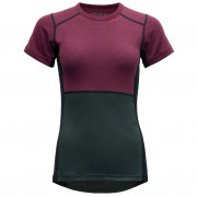 Жіноча функціональна футболка Devold Lauparen Merino 190 T-Shirt Wmn сірий/фіолетовий