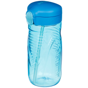 Пляшка Sistema Quick Flip Top s brčkem 520 ml синій