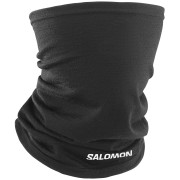 Багатофункціональний шарф Salomon Merino Neck Gaiter чорний/білий DEEP BLACK / WHITE