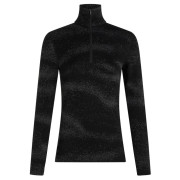 Жіноча функціональна футболка Icebreaker Women M 260 Tech Vertex LS HZ Chillwave чорний Black/Obsidia/J
