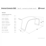 Роз'єм для намету Outwell Universal Connector XL
