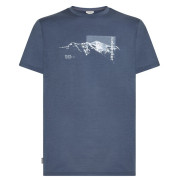 Чоловіча функціональна футболка Icebreaker Men M 150 Tech Lite SS Tee Pure Altitude сірий/синій Dawn