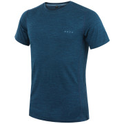 Чоловіча футболка MOOA MerinoSilk 160 short синій lagoon blue melange