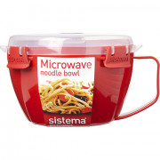 Miska na nudle Sistema Microwave Noodle Bowl červená red