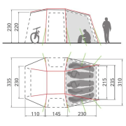 Приставний намет Vaude Drive Van XT 5P