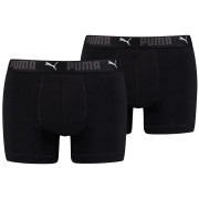 Чоловічі боксери Puma Sport Cotton Boxers 2P чорний Black