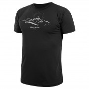 Чоловіча функціональна футболка Sensor Coolmax Tech Mountains чорний