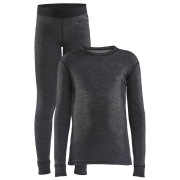 Дитячий функціональний комплект Craft Core Wool Merino Set J чорний černá